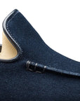 Crockett & Jones - Salcombe Ocean Blue Suede Unstructured Loafer SHOES Crockett & Jones