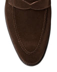 Crockett & Jones - Sydney Dark Brown Suede Loafers - City Rubber Sole SHOES Crockett & Jones