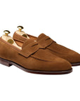 Crockett & Jones - Sydney Snuff Suede Loafers SHOES Crockett & Jones