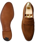Crockett & Jones - Sydney Snuff Suede Loafers SHOES Crockett & Jones