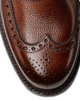 Crockett & Jones - Islay Dark Brown Scotch Grain Derby Boots SHOES Crockett & Jones