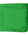 Robert Old - Emerald Green Silk Pocket Square HANDKERCHIEFS Robert Old