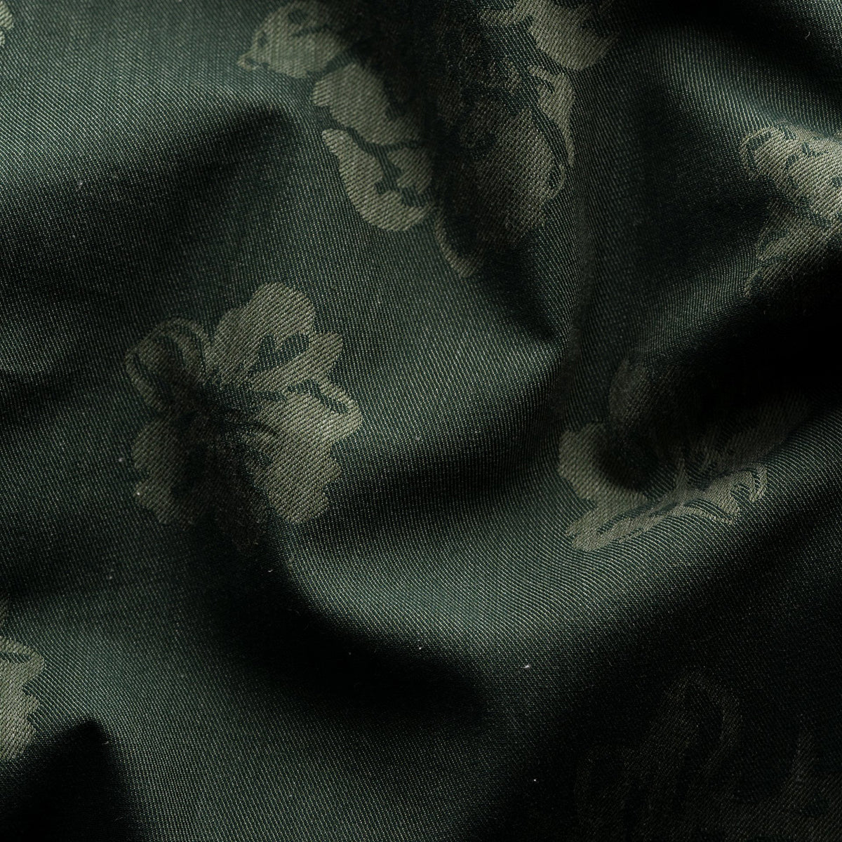 Eton - Green Floral Print Contemporary Fit Flannel Shirt L/S SHIRTS Eton