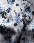 Eton - Light Blue Floral Print Slim Fit Shirt L/S SHIRTS Eton