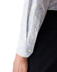 Eton - Light Blue Patchwork Contemporary Fit Twill Shirt L/S SHIRTS Eton