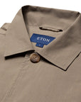 Eton - Light Brown Wind Technical Overshirt L/S SHIRTS Eton
