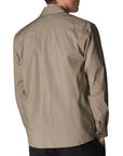 Eton - Light Brown Wind Technical Overshirt L/S SHIRTS Eton