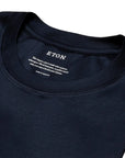 Eton - Navy Blue Filo di Scozia T-shirt TEE SHIRTS Eton