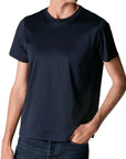 Eton - Navy Blue Filo di Scozia T-shirt TEE SHIRTS Eton