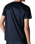 Eton - Navy Blue Filo di Scozia T-shirt TEE SHIRTS Eton