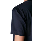 Eton - Navy Blue Filo di Scozia T-shirt TEE SHIRTS Eton