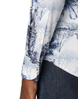 Eton - Navy Floral Print Cotton-Tencel™ Slim Fit Shirt L/S SHIRTS Eton