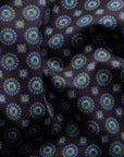 Eton - Navy Medallion Print Signature Twill Contemporary Fit Shirt L/S SHIRTS Eton