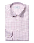 Eton - Pink Houndstooth King Twill Contemporary Fit Shirt L/S SHIRTS Eton