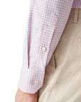 Eton - Pink Houndstooth King Twill Contemporary Fit Shirt L/S SHIRTS Eton