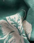 Eton - Green Hibiscus Print Linen Resort Short Sleeve Shirt S/S SHIRTS Eton