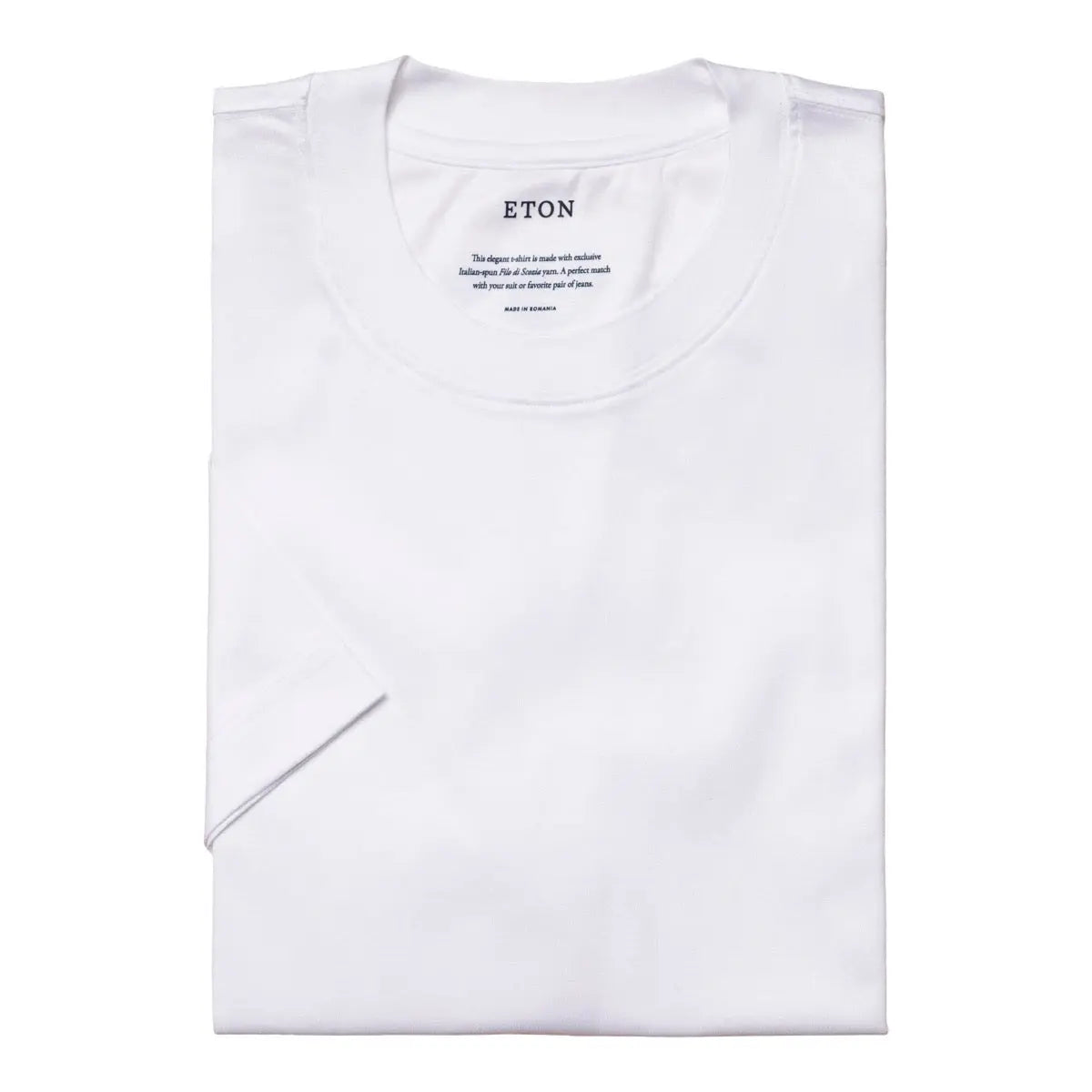 Eton - White Filo di Scozia T-shirt TEE SHIRTS Eton