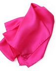 Robert Old - Fuchsia Pink Silk Pocket Square HANDKERCHIEFS Robert Old