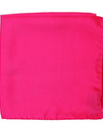 Robert Old - Fuchsia Pink Silk Pocket Square HANDKERCHIEFS Robert Old