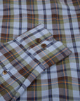 Robert Old - Green Herringbone Check Flannel Long Sleeve Shirt L/S SHIRTS Robert Old