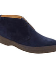 Joel Hi-Top Navy Suede Chukka Boots SHOES Sanders
