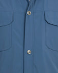 Moorer - Blue ‘Atlas’ Technical Overshirt BLOUSONS MooRER