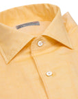 Robert Old - Orange Cotton & Linen Long Sleeve Shirt L/S SHIRTS Robert Old