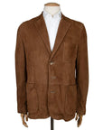 Robert Old - Chestnut Suede Unstructured Blazer LEATHERS Robert Old