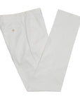 Robert Old - Off-White Slim Fit Stretch Cotton Chino CASUAL TROUSERS Robert Old
