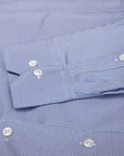 Robert Old - Blue Swiss Cotton Twill Long Sleeve Shirt L/S SHIRTS Robert Old