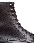 Crockett & Jones - Islay Black Scotch Grain Derby Boots SHOES Crockett & Jones