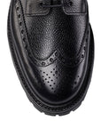 Crockett & Jones - Islay Black Scotch Grain Derby Boots SHOES Crockett & Jones