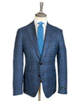 Robert Old - Blue & Brown Check Loro Piana Wool Silk Linen Jacket JACKETS Robert Old