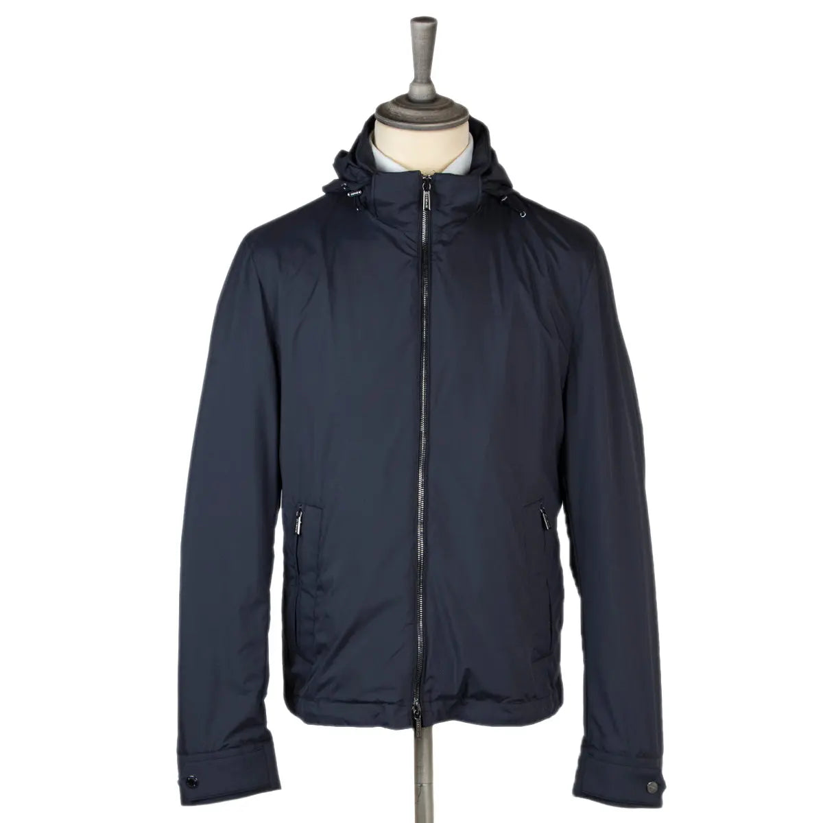 Moorer Navy Duccio Lightweight Water Repellent Coat