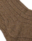 Robert Old - Otter Ribbed Cashmere Blend Socks SOCKS Robert Old