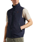 Paul & Shark - Navy Typhoon® Re 4x4 Stretch Gilet BLOUSONS Paul & Shark