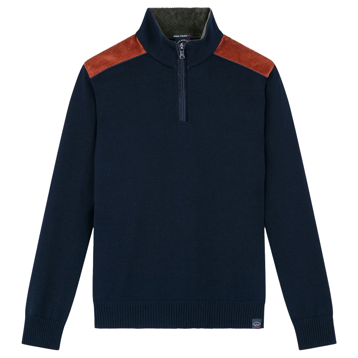Wool Jumper Paul And Shark Pull Half Zip Sweater Paul Shark Pull