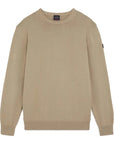 Paul & Shark - Pearl Grey Pima Cotton Crewneck Sweatshirt KNITWEAR Paul & Shark