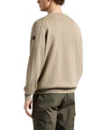 Paul & Shark - Pearl Grey Pima Cotton Crewneck Sweatshirt KNITWEAR Paul & Shark