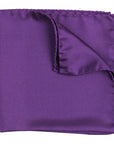Robert Old - Plum Silk Pocket Square HANDKERCHIEFS Robert Old