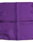 Robert Old - Plum Silk Pocket Square HANDKERCHIEFS Robert Old