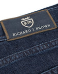 Richard J Brown - Dark Wash Cashmere Denim 'Milano' Regular Fit Jeans JEANS Richard J Brown