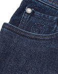 Richard J Brown - Dark Wash Cashmere Denim 'Milano' Regular Fit Jeans JEANS Richard J Brown