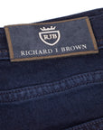 Richard J Brown - Indigo Cotton Cashmere Denim 'Milano' Regular Fit Jeans JEANS Richard J Brown
