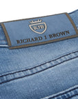 Richard J Brown - Light Wash Distressed Denim 'Tokyo' Slim Fit Jeans JEANS Richard J Brown