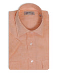 Robert Old - Orange Pure Italian Linen Short-Sleeve Shirt S/S SHIRTS Robert Old