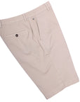Robert Old - Beige Cotton Stretch Slim Fit Chino Shorts SHORTS Robert Old