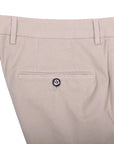 Robert Old - Beige Cotton Stretch Slim Fit Chino Shorts SHORTS Robert Old