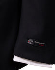 Robert Old - Black Micro-Pattern Wool & Silk Tuxedo SUITS Robert Old