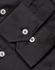 Robert Old - Black Satin Cotton Shirt L/S SHIRTS Robert Old